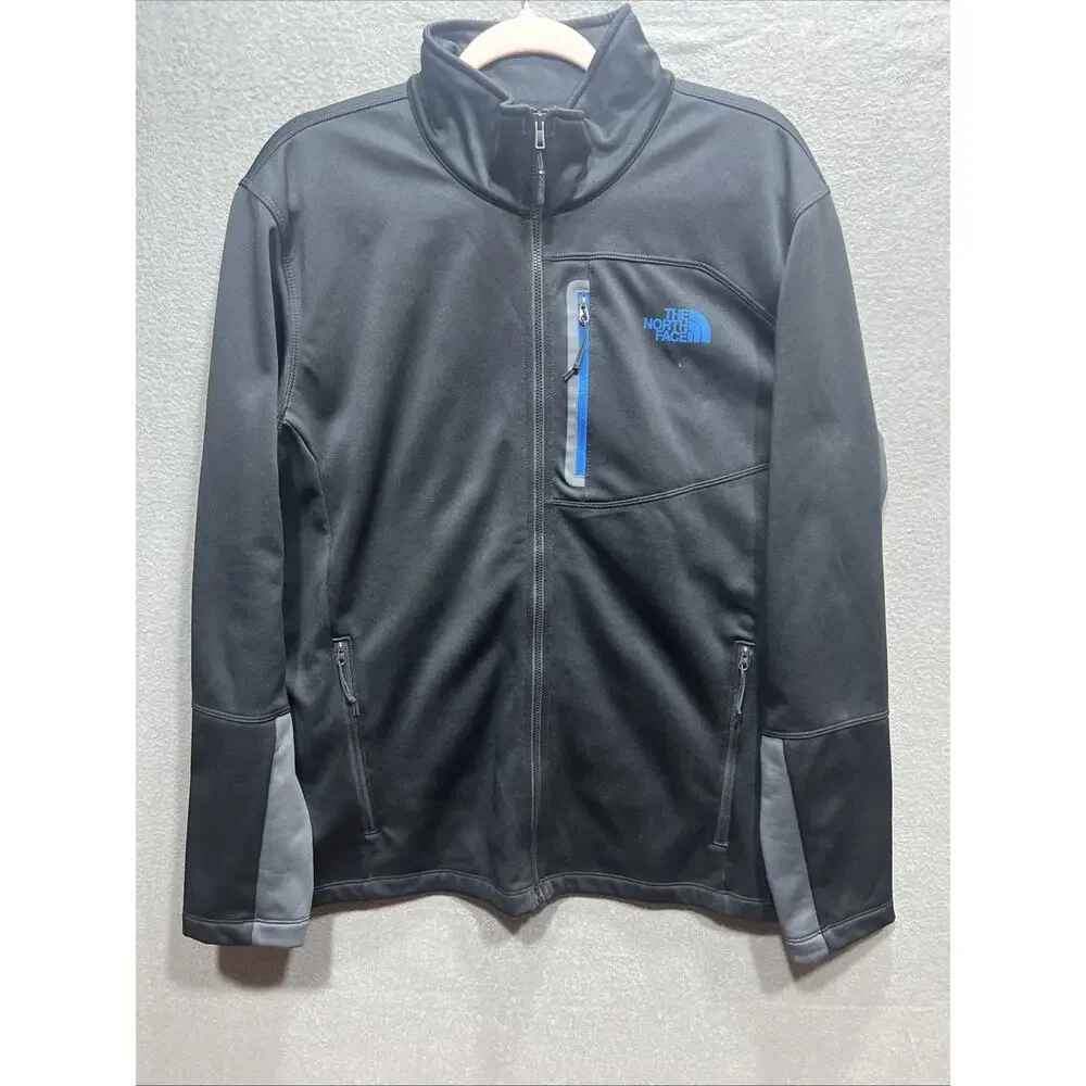 The North Face Canyonlands Sweatshirt Black/Blue Mens Size Large